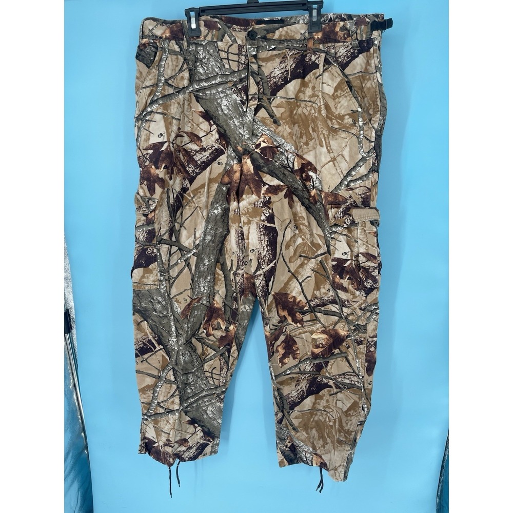Outfitters Ridge Fusion 3D Camo Cargo Hunting Pants Men's 2XL Outdoors Cinch Leg